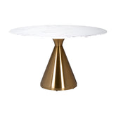 Esstisch Tenille brushed gold 130Ø - Richmond Interiors