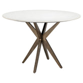 Dining table Maisy white 114Ø - Richmond Interiors