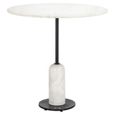 Dining table Jagger black/white 76,5Ø - Richmond Interiors