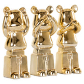 Dekoratives Objekt Berna gold (Set of 3) - Richmond Interiors