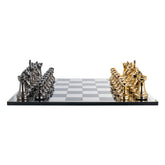Decorative game Saray black/gold chessboard - Richmond Interiors