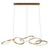 Chandelier Flyn brushed gold - Richmond Interiors