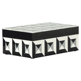 Storage box Licia black/white - Richmond Interiors