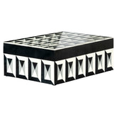 Storage box Licia black/white large - Richmond Interiors
