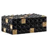 Storage box Velicia black/gold - Richmond Interiors