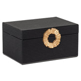 Opbergdoos Amal black/gold large - Richmond Interiors