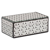 Opbergdoos Feliz black/white small - Richmond Interiors