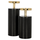 Candle holder Caya black/gold large - Richmond Interiors