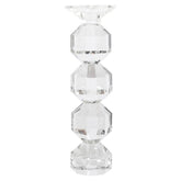 Candle holder Safia clear transparent large - Richmond Interiors