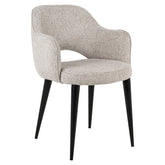 Dining chair Giovanni natural fancy fire retardant - Richmond Interiors