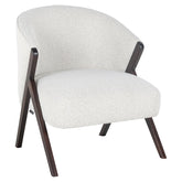 Lounge chair Mia white bouclé - Richmond Interiors