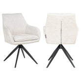 Eetkamerstoel Lisonne cream fusion swivel - Richmond Interiors