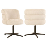 Eetkamerstoel Alexander Jones cream fusion swivel (Chadwick) - Richmond Interiors