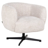 Lounge chair Estelle lovely cream swivel - Richmond Interiors