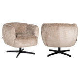 Lounge stoel Estelle sheep natural swivel - Richmond Interiors