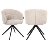 Eetkamerstoel Olivia natural miami swivel - Richmond Interiors