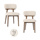 Eetkamerstoel Basker natural geo (Set of 2) - Richmond Interiors