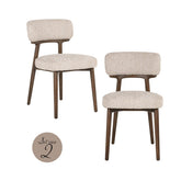 Eetkamerstoel Basker natural linear (Set of 2) - Richmond Interiors