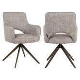 Eetkamerstoel Ginerva earth tweed swivel - Richmond Interiors