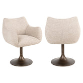 Eetkamerstoel Aldo natural linear swivel - Richmond Interiors