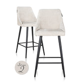 Counterstoel Brooke cream unicorn (Set of 2) - Richmond Interiors