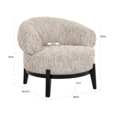 Lounge stoel Montana customized fire retardant - Richmond Interiors
