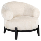 Lounge chair Montana white chenille - Richmond Interiors