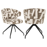 Eetkamerstoel Milly moss graffic swivel - Richmond Interiors