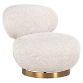 Lounge chair Jace lovely cream swivel - Richmond Interiors