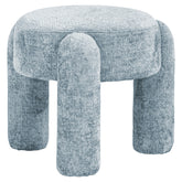 Pouffe & Footstool Holly light blue chenille - Richmond Interiors