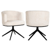 Eetkamerstoel Cheyenne niagara beige swivel - Richmond Interiors