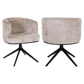 Eetkamerstoel Cheyenne lovely beige swivel - Richmond Interiors