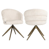 Eetkamerstoel Zendaya niagara beige swivel - Richmond Interiors