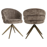 Eetkamerstoel Zendaya niagara stone swivel - Richmond Interiors
