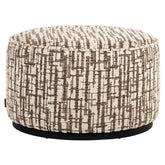 Pouffe & Footstool Lexie cream 70Ø - Richmond Interiors