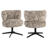 Eetkamerstoel Alexis brown omara swivel - Richmond Interiors
