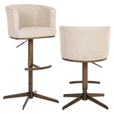 Bar stool Cheyenne biscotti swivel - Richmond Interiors