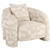 Lounge Stuhl Tuscany beige graffic - Richmond Interiors