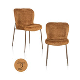Eetkamerstoel Odarby cognac fusion (Set of 2) - Richmond Interiors