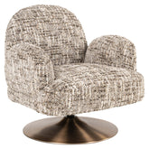Lounge chair Kagney brown omara swivel - Richmond Interiors