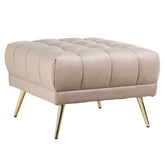 Pouffe & Footstool Huxley khaki velvet - Richmond Interiors