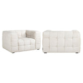 Lounge stoel Merrol cream fusion fire retardant - Richmond Interiors