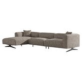 Bank Hoxton trendy nature 3-seater + lounge left - Richmond Interiors