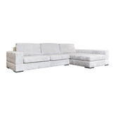 Bank Pasha pearl island 3-seater + lounge right fully upholstered - Richmond Interiors