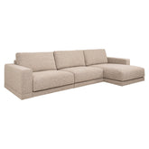 Sofa Trentino cayenne brown 3,5-seater + lounge left or right - Richmond Interiors