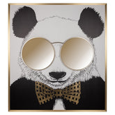 Wall art Panda black/gold - Richmond Interiors