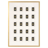 Wall art Bear black/gold - Richmond Interiors