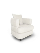 Lyon armchair white beige - The Grand Collection
