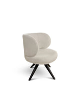 Ricardo eetkamerstoel draaibaar white beige - The Grand Collection