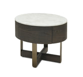 Firenze nachtkastje wit marmer - The Grand Collection